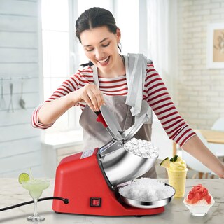Foto 2 | Foto 2 | Vivohome Máquina Trituradora De Hielo Eléctrica Para Máquina De Afeitar De Hielo Color Rojo 155 Lb/h Con Púa De Hielo Para Us