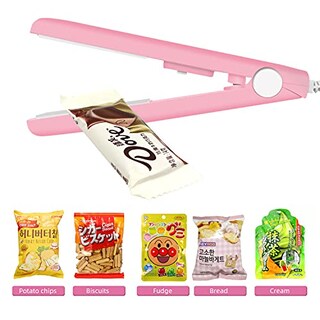 Foto 6 | Foto 6 | Paquete De 2 Mini Selladores De Bolsas Con Termosellado Resellador De Alimentos De Mano Para Almacenamiento Máquina Inteligent