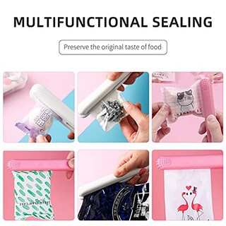 Foto 5 | Foto 5 | Paquete De 2 Mini Selladores De Bolsas De Termosellado Resellador De Bolsas De Mano Para Almacenamiento De Alimentos Máquina P