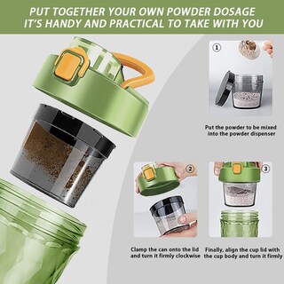 Foto 6 | Foto 6 | Botella Eléctrica De Proteínas Batidos De Proteína Recargable Por Usb Mezclador De Bebidas De Agua Botellas Portátiles Para G