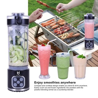 Foto 5 | Foto 5 | Utalent Batidora Portátil Inalámbrica Recipiente Extraíble De 25 Onzas Potente Licuadora Personal Para Batidos Hielo Aplasta