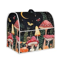 Annejudy Forest - Mezclador De Soporte Con Estampado De Hongos Y Mariposas A Prueba De Polvo Para Mezclador De Ayuda De Cocina