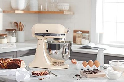 Foto 2 | Foto 2 | Kitchenaid Artisan Batidora De Pie Blanco (almond Cream) 4.73 L