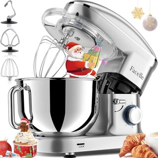 Foto 8 | Foto 8 | Robot Pastelero 1500w Facelle Pequeño Electrodoméstico 6 2 L Con Gancho Amasador Batidor Batidor De Alambre Protección Contr