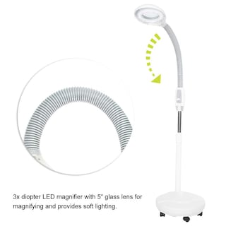 Foto 4 | Foto 4 | 3x Lámpara De Pie Con Lupa Lámpara De Pie Lámpara De Pie Led 3 Veces Lupa Luz Suave Shadowless Luz Fría Para Estética Tatuajes