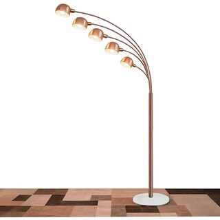 Foto 1 | Foto 1 | Lampara De Piso Diseño Moderno Estilo Industrial Con Base De Marmol Estructura De Metal De Luz Ajustable Perfecta Para Crear Amb