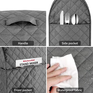 Foto 4 | Foto 4 | Cubierta Mezcladora De Soporte Compatible Con El Mezclador Kitchenaid Se Adapta A Todos Los Modelos De Cabezal Inclinable Y Ele