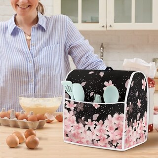 Foto 2 | Foto 2 | Annejudy - Funda Mezcladora De Ayuda Para Cocina Color Rosa Con Flor De Cerezo Compatible Con Batidora De Soporte De Cocina D