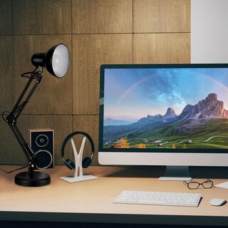 Foto 6 | Foto 6 | Txg Luz De Lectura Con Brazo De Metal Negro