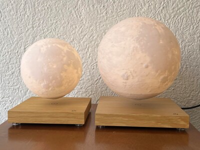 Foto 6 | Foto 6 | Crinn Luna Grande. Lámpara Flotante De Levitación Magnética.