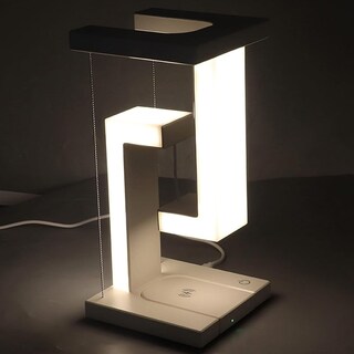 Foto 4 | Foto 4 | Kopira Lampara De Escritorio Led Luz Nocturna De Levitación Magnética Lámpara De Mesa Carga Inalámbrica Con 3 Marchas Lámp Lu