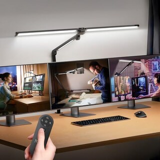 Foto 1 | Foto 1 | Ngteco - Lámpara Led De Computadora Con Abrazadera Lámpara De Arquitecto Con Brazo Oscilante Ajustable Luz De Computadora Ultr