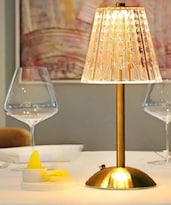 Lámpara De Mesa Inalámbrica Lámpara Recargable Que Funciona Con Pilas Lámpara Led Táctil 3 Colores Regulables Y Brillo Ajusta