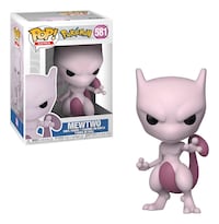 Funko Pop Games Pokemon Mewtwo Flocked Sdcc 2020 Exclusivo