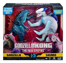 Pack X2 Figuras Coleccionables Godzilla Vs Shimo Playmates Toys