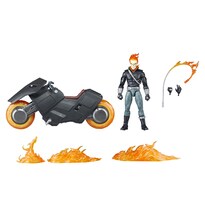 Marvel Legends Series - Figura De Acción Coleccionable De Vengador Fantasma Con Motocicleta