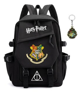 Foto 1 | Foto 1 | Mochila Escolar Ts Negro Liso 30 L Harry Potter School Backpack