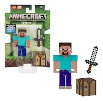 Minecraft Vanilla Figura De Acción Steve 3.25