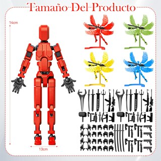Foto 2 | Foto 2 | Gvfyy Juego De 4 Lucky Dummy T13 Figure Robot Multiarticulado Impreso Pvc 3d Titan 13 Action Figure Maniquí Modelo De Activid