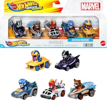 Hot Wheels Racerverse Vehículo De Juguete Paquete De 5 Superhéroes De Marvel Para Niños De 3 Años En Adelante