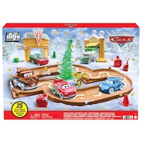 Disney Y Pixar Cars Toys Mini Racers Calendario De Adviento Con 5 Coches De Juguete Piezas De Pista Y Accesorios De Mini Juguet