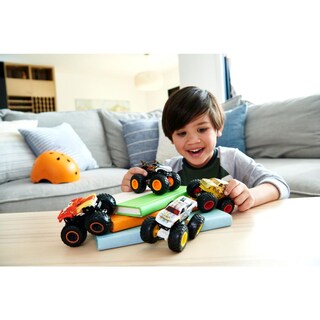 Foto 2 | Foto 2 | Hot Wheels Monster Trucks Vehículo De Juguete Paquete Sorpresa 4 Autos Escala 1:64 Para Niños De 3 Años En Adelante
