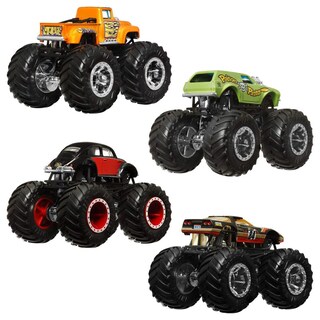 Foto 6 | Foto 6 | Hot Wheels Monster Trucks Vehículo De Juguete Paquete Sorpresa 4 Autos Escala 1:64 Para Niños De 3 Años En Adelante