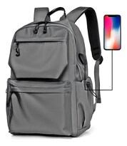 Mochila Viaje Frujia Cmf-xbb Color Gris Diseño Polyester 32l