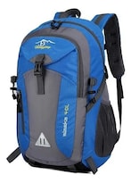 Mochila Deportiva Viaje Gym Back Pack Colores Montaña Am7 Color Azul Rey