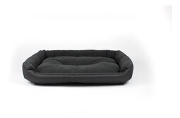 Cama Para Perro Grande Resistente Color Negra / Negra