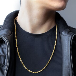 Foto 3 | Foto 3 | Cadena Torsal 4 Mm 60cm 10k Oro Italiano