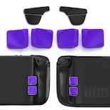 Playvital Kit De Agarre Para Steam Deck,set De Almohadilla Mejora Del Botón Trasero Para Steam Deck Compatible Con Lcd/oled Mod