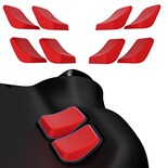 Playvital Rojo Set De Almohadilla Mejora Del Botón Trasero Para Steam Deck Kit De Protección De Botones Para Steam Deck Mejora