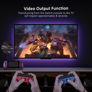 Foto 3 | Foto 3 | Nexigo Hall Effect Gripcon With Kickstand And Hdmi Out For Tv Docking Hall Sensing Joystick For Switch/switch Oled Handheld Mo