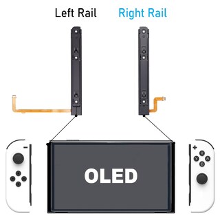 Foto 2 | Foto 2 | Ikpek Riel Deslizante De Metal Izquierdo Y Derecho Para Consola Nintendo Switch Oled Heg-001