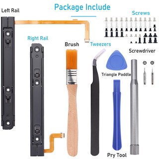 Foto 5 | Foto 5 | Ikpek Riel Deslizante De Metal Izquierdo Y Derecho Para Consola Nintendo Switch Oled Heg-001