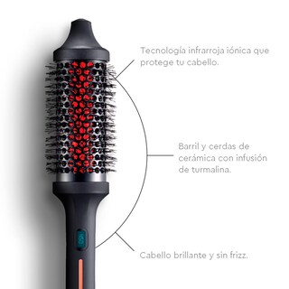 Foto 3 | Foto 3 | Sutra Beauty Cepillo Redondo Térmico Infrarrojo E Iónico Peine Con Calor De Turmalina Y Cerámica Ideal Para Rizos Ondas Y Br