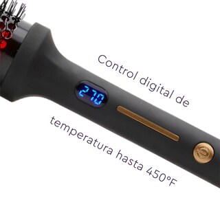 Foto 4 | Foto 4 | Sutra Beauty Cepillo Redondo Térmico Infrarrojo E Iónico Peine Con Calor De Turmalina Y Cerámica Ideal Para Rizos Ondas Y Br