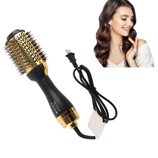 Foto 4 | Foto 4 | Cepillo Para Peinar El Cabello Con Secador De Pelo Rizador De Cable Giratorio Viento Caliente Nailon Enchufe Estadounidense