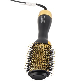 Foto 7 | Foto 7 | Cepillo Para Peinar El Cabello Con Secador De Pelo Rizador De Cable Giratorio Viento Caliente Nailon Enchufe Estadounidense