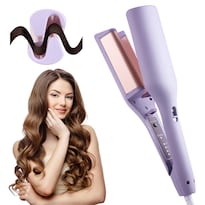 Mini Curling Ironrizador De Onda Plancha De Ondas De Calentamiento Rápido,adecuado Women Mid-length And Long Hair