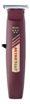 Terminadora Trimmer Wahl 5 Star Profesional Retro T Cut Con Navaja Ceramica T Wide Recargable Roja