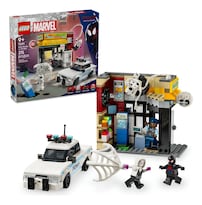 Lego Marvel Multiverso Arácnido: Miles Morales Vs. Mancha 76311 Con Auto De Juguete Para Niños Incluye Minifigura De Miles Mo