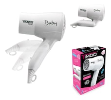 Secadora Cabello Plegable Ideal Para Viaje Tra-1800 Color Blanco 1700w Timco