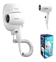 Secadora De Cabello Timco Hotelera Para Pared Empotrable Ideal Para Hotel Hs-1600 Color Blanco