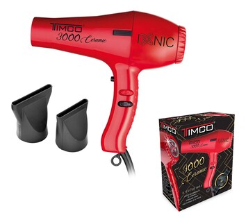 Foto 1 | Foto 1 | Secadora Profesional Cabello Ceramic Sr-3000 C/2 Boquillas Color Rojo