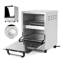 Esterilizador Profesional De Calor Seco 12l 1500w 100-250°c Doble Bandeja Temporizador 60 Min