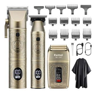 Foto 1 | Foto 1 | Cortadora Profesional Kemei Km-2235 Kit Inalámbrico Barberos