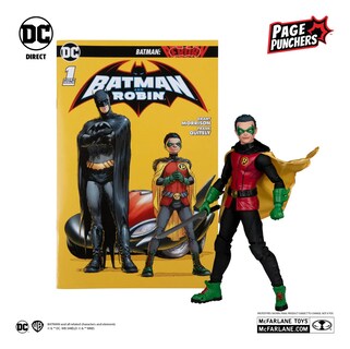 Foto 1 | Foto 1 | Figura 7 Dc Direct Con Cómic - Robin (damian Wayne)(batman Reborn)