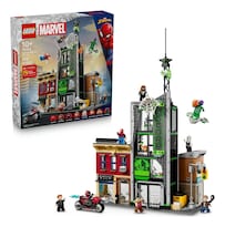 Lego | Marvel Spider-man Vs. Oscorp 76324 Juguete Para Niños Incluye El Edificio Oscorp Y Minifiguras De Spider-woman Miles